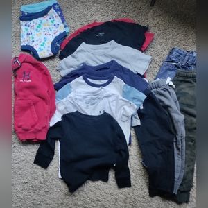 Bundle of toddler boy clothes